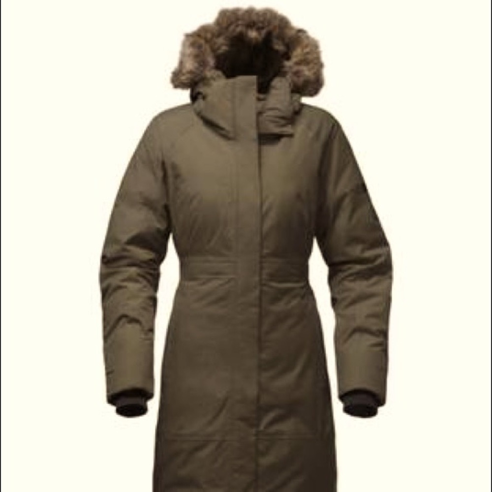 Like new: North Face Arctic Parka, size S green
